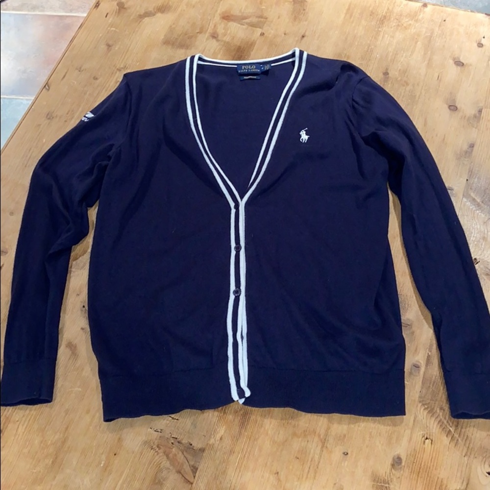 Polo Ralph Lauren 2017 Cardigan US Open Sz M